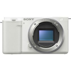 Sony ZV-E10 Mirrorless Camera (Body Only, White)