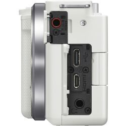 Sony ZV-E10 Mirrorless Camera (Body Only, White)