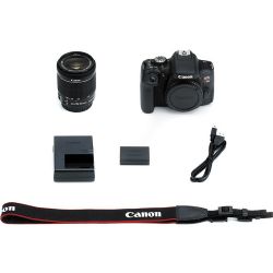 Canon EOS Rebel T6i DSLR Camera with 18-55mm Lens