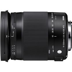 Sigma 18-300mm f/3.5-6.3 DC MACRO OS HSM Contemporary Lens for Canon EF