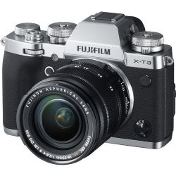 Fujifilm X-T3 Mirrorless Digital Camera with 18-55mm Lens Silver