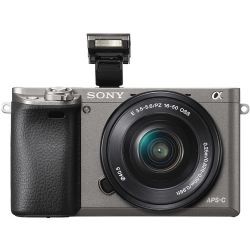 Sony Alpha a6000 Mirrorless Digital Camera with 16-50mm Lens (Graphite)