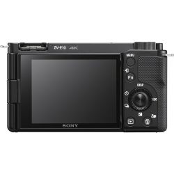 Sony ZV-E10 Mirrorless Camera with 16-50mm Lens (Black) Retail Kit