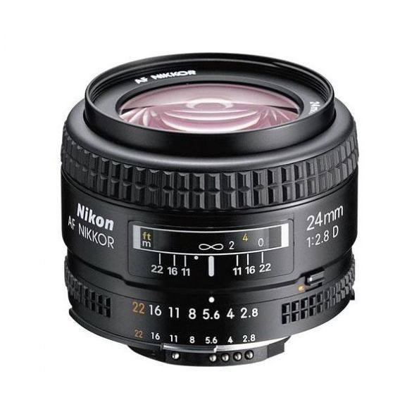 Nikon 24mm Wide Angle AF Nikkor  f/2.8D Autofocus Lens