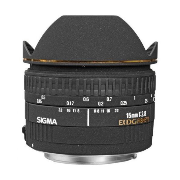 Sigma 15mm f/2.8 EX DG Diagonal Fisheye Autofocus Lens for Canon