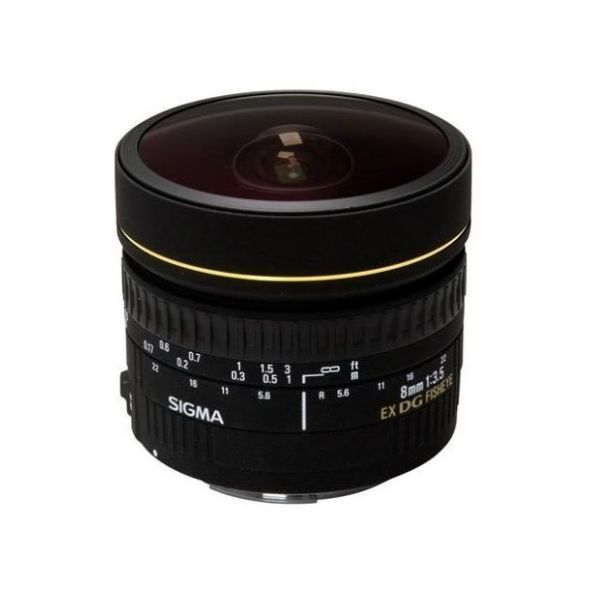 Sigma 8mm f/3.5 EX DG Circular Fisheye Autofocus Lens for Nikon